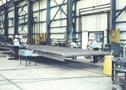 Mild steel fabrication treated by VSR